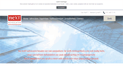Desktop Screenshot of nextadvocaten.nl